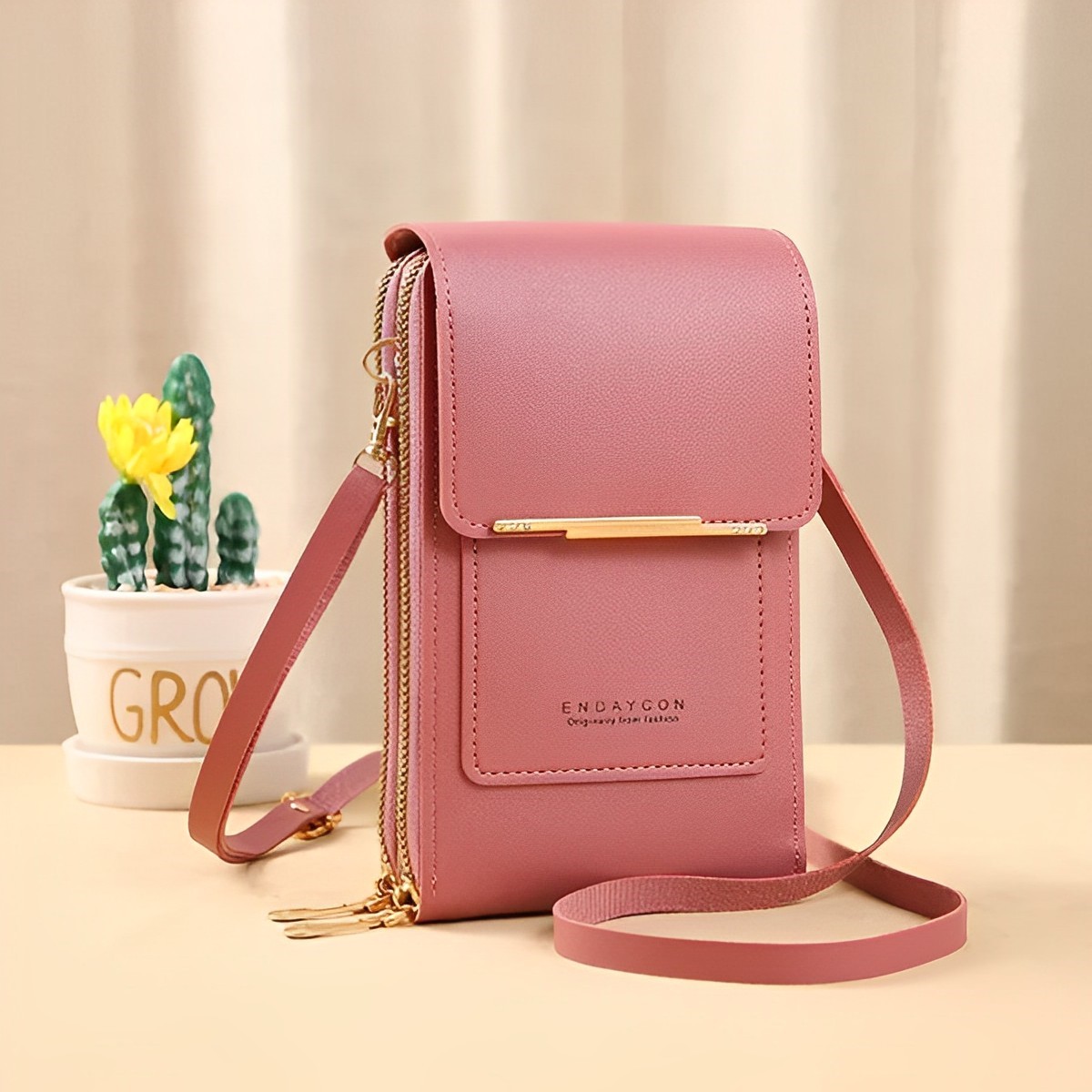 Livia | Crossbody-Handytasche mit Stilvollem Design und Praktischen Fächern für Unterwegs