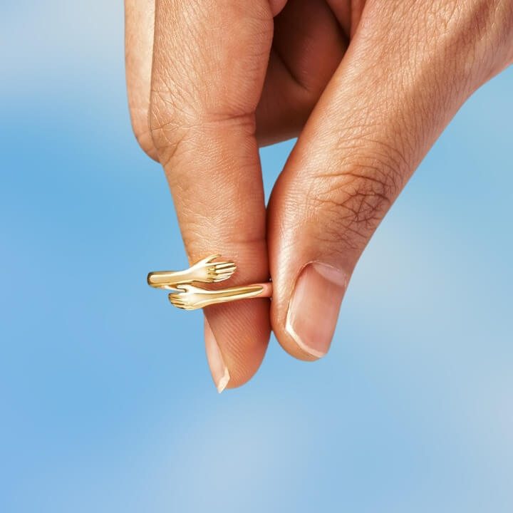 Luna | Fingerring mit Verstellbarem Design und Symbolik der Ewigkeit für Ihre Liebsten