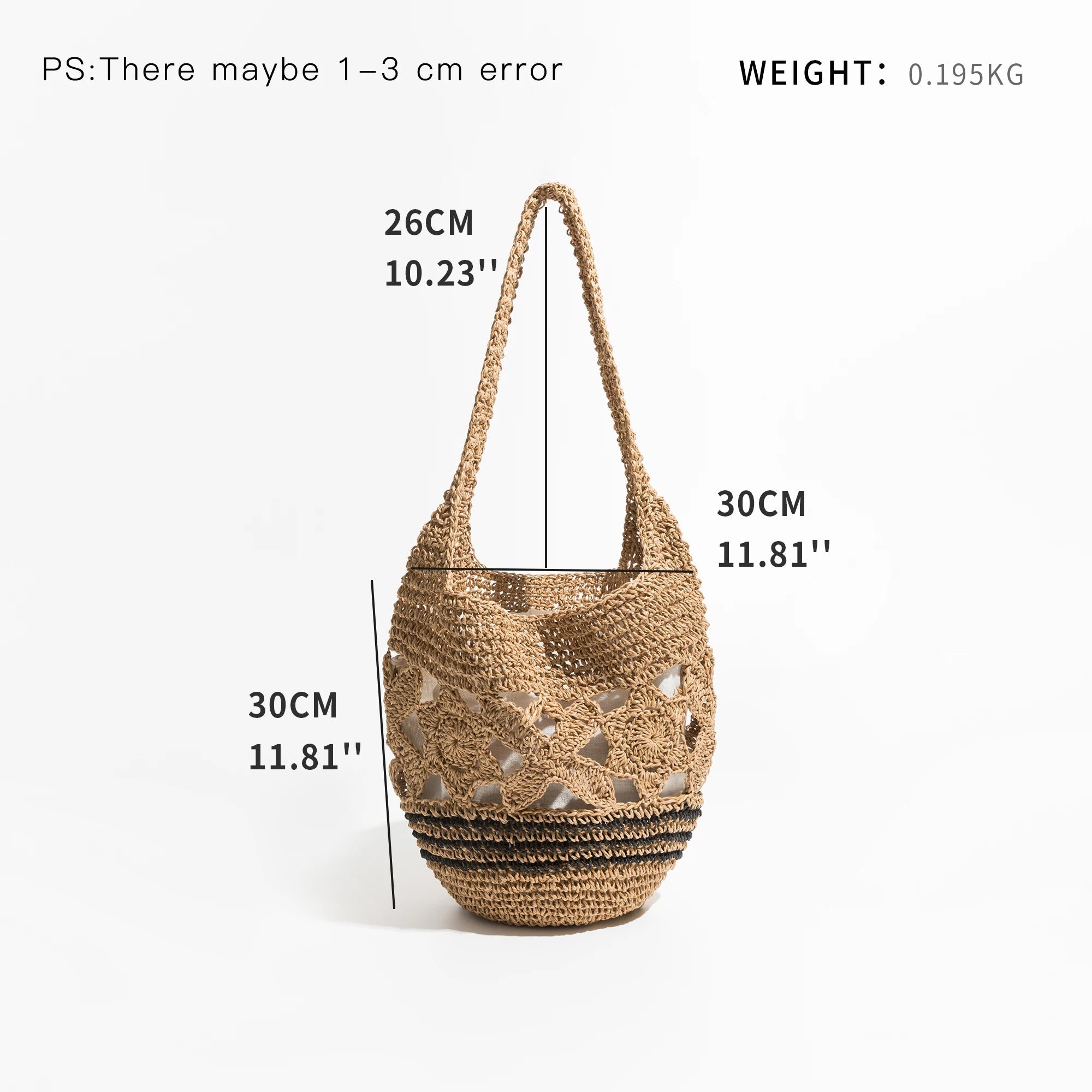 Sienna | Gewebte Strandtasche mit Hochwertigem Polyester und Stilvollem Design für Frauen