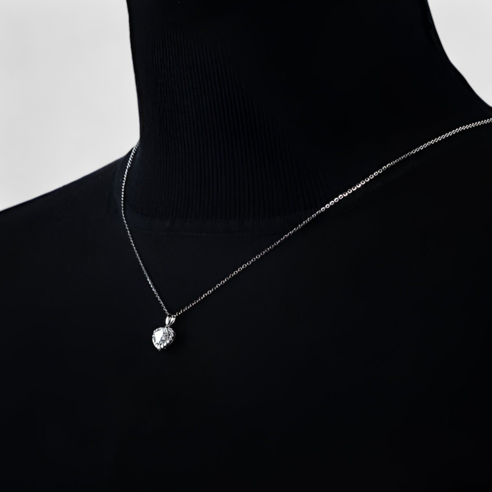 Celestia | Moissanite-Herzanhänger-Kette mit Funkelndem Glanz für Ewige Liebe