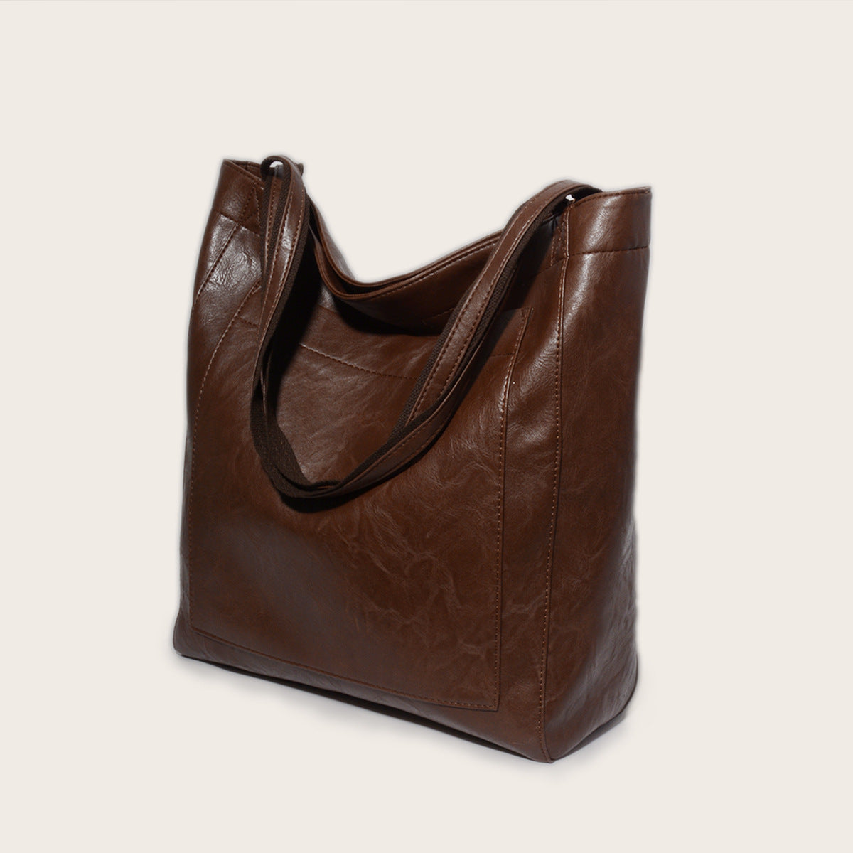 Livia | Schultertasche aus veganem Leder mit elegantem Design und großzügigem Stauraum für Damen