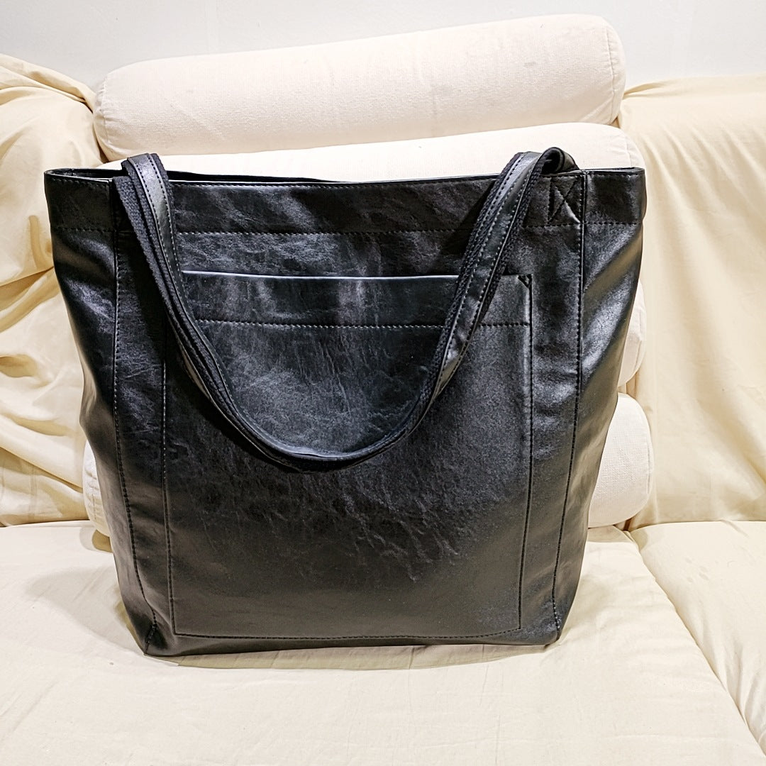 Livia | Schultertasche aus veganem Leder mit elegantem Design und großzügigem Stauraum für Damen